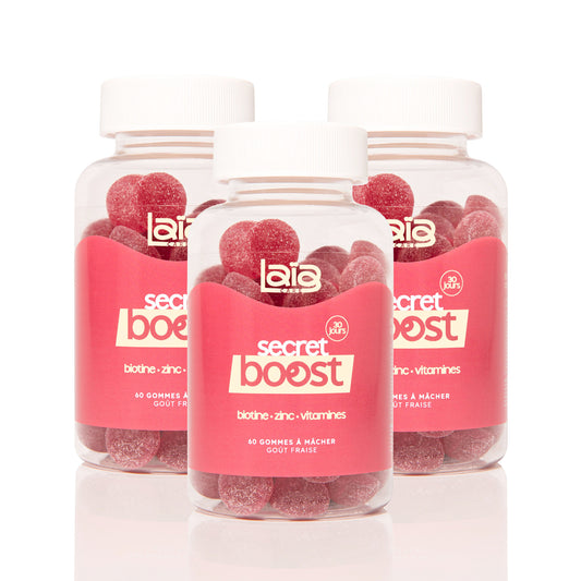 Secret Boost - Gummies Pousse de Cheveux - Cure de 90 jours